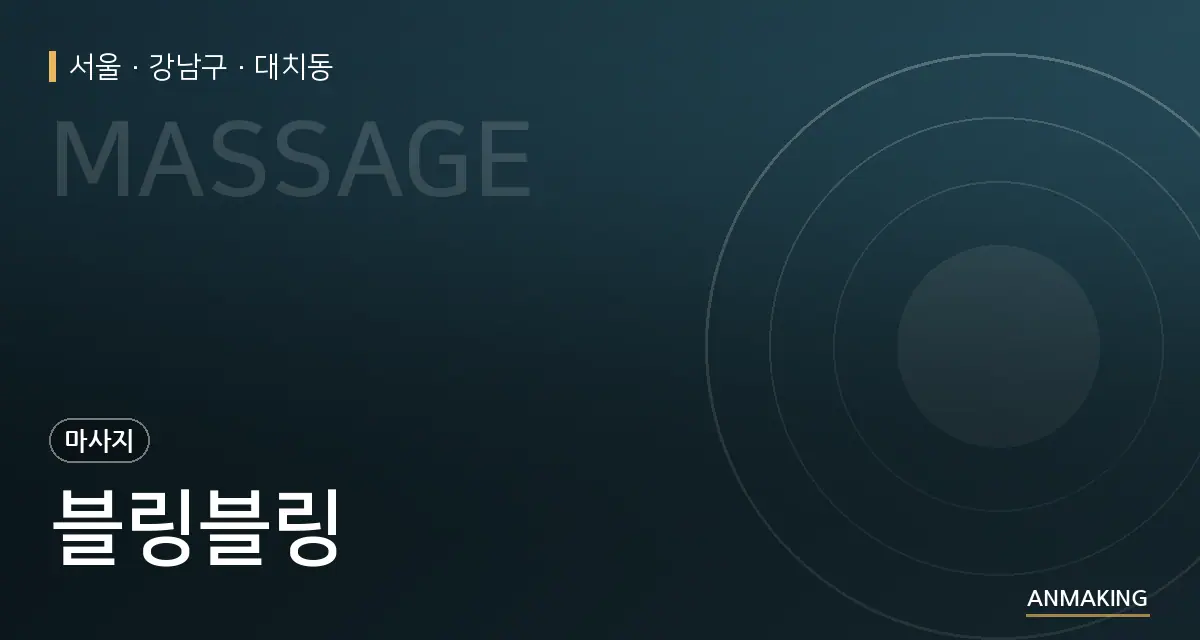 서울 강남구 블링블링 안내 이미지