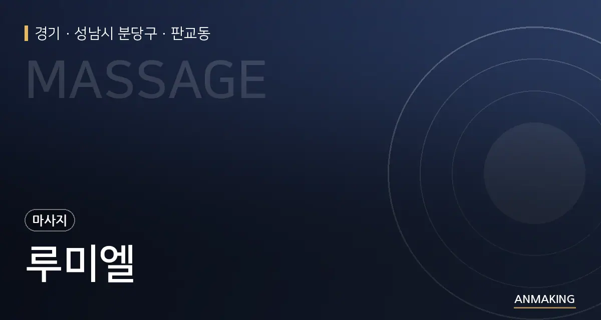 경기 성남시 분당구 루미엘 안내 이미지