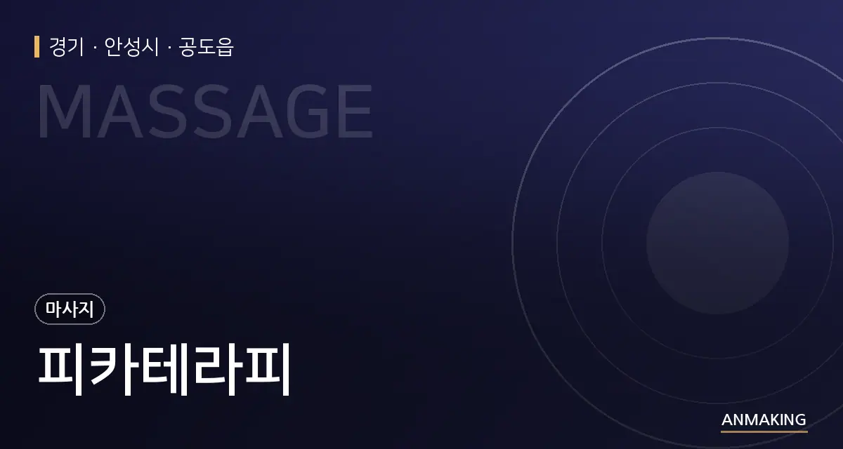 경기 안성시 피카테라피 안내 이미지
