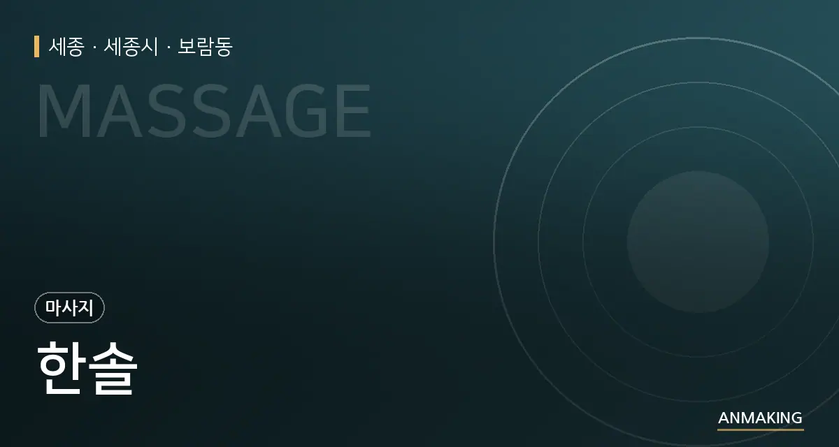 세종 세종시 한솔 안내 이미지