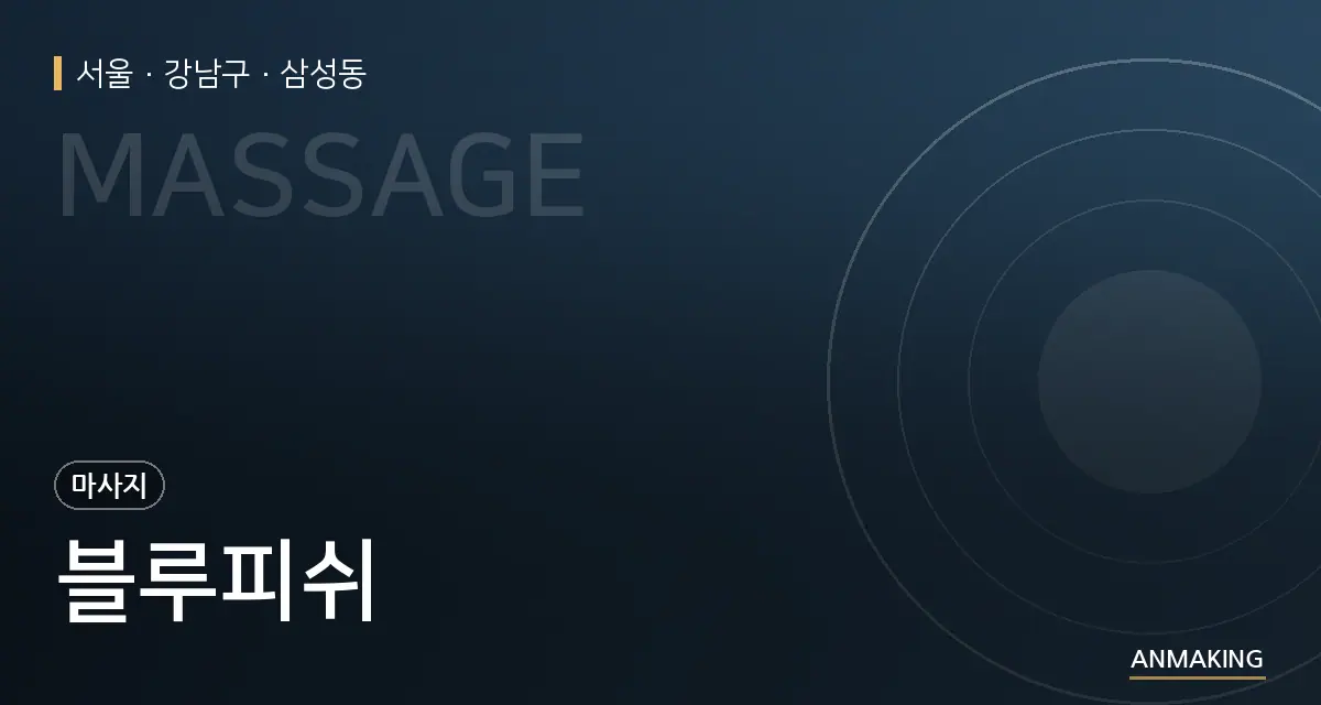 서울 강남구 블루피쉬 안내 이미지
